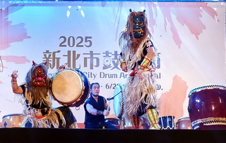 2025新北市鼓藝節揭幕  台日跨國激盪出節奏火花