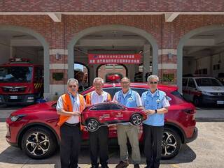 金門獲贈救災指揮車 高雄永旭慈善：明年再捐1輛