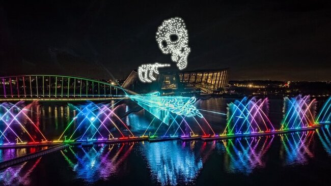 故宮南院夏日親子藝術月登場  7/5無人機展演浮世繪 | 華視新聞