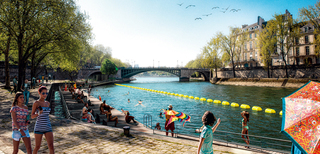 巴黎奧運後  塞納河今夏開放3處供民眾游泳