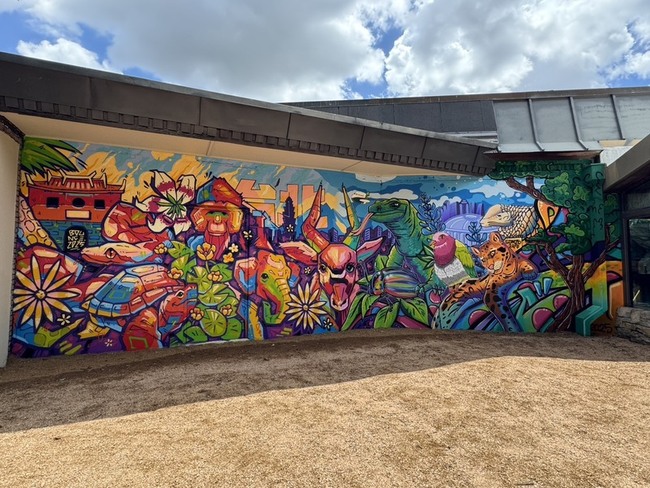 台美藝術家共同創作 台北意象登上休士頓壁畫 | 華視新聞