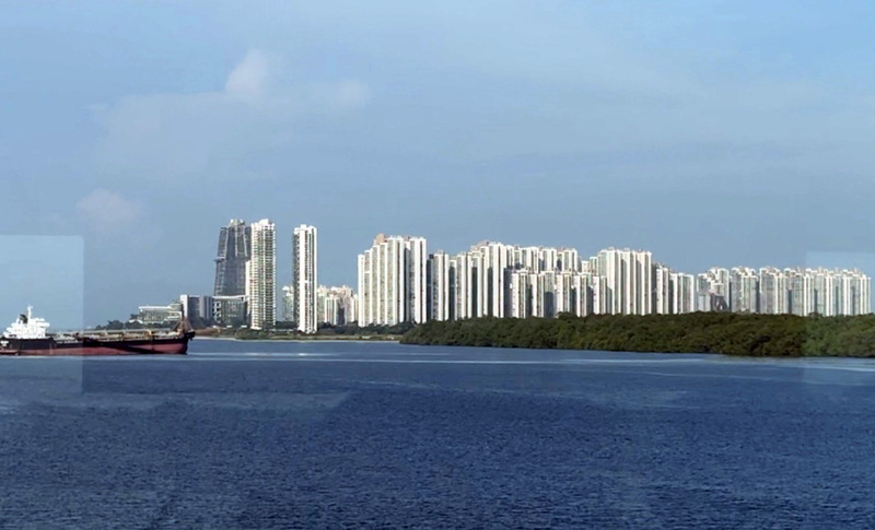 森林城市開發案 多棟大樓林立