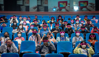 科博館「必可飛劇場」啟動  跟著蠟筆小新探索太空