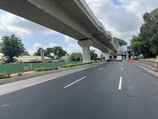 高市翠華路拓寬開放通行 整體工程拚8月底完工