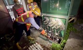 高市前金區586戶半夜停電已復電 疑施工造成待釐清