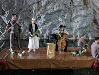 京劇、弦樂演出迴盪金門翟山  為坑道注入新生命