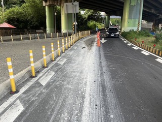 曳引車滲漏泥漿騎士接連慘摔 警調電眼查辦