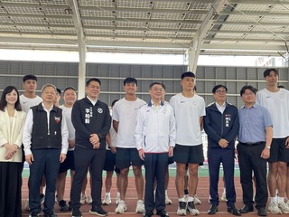 卓榮泰訪視國訓中心 勉勵世大運代表隊為國爭光