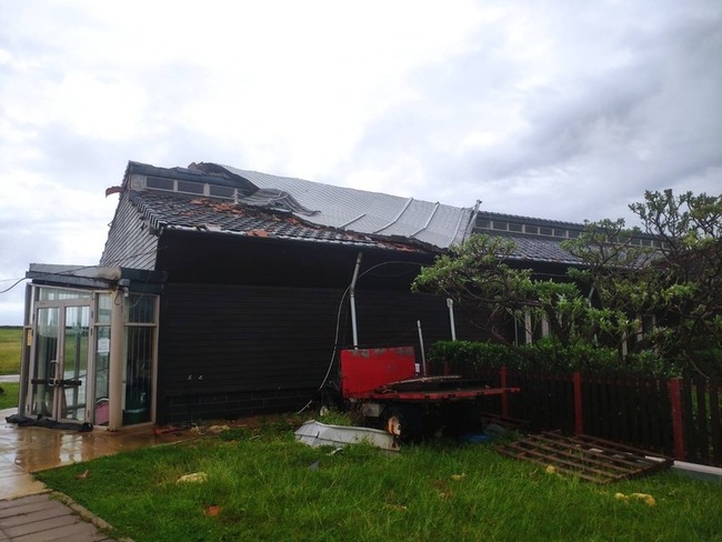 颱風丹娜絲來襲 澎湖七美雨量驚人、望安災損最重 | 華視新聞