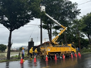 颱風丹娜絲釀中南部停電災情 台南逾16萬戶待搶修