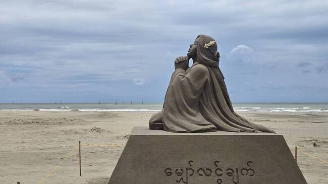 通霄沙雕作品地形守護挺過颱風 藝術節12日如期開展 | 華視新聞