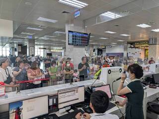颱風丹娜絲致旅客滯留金門  連日疏運再加軍機