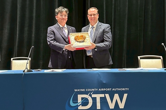 美國底特律機場簽合作備忘錄  桃機第16個姊妹機場 | 華視新聞