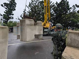 漢光演習金防部強化軍民整合  演練重要道路阻絕