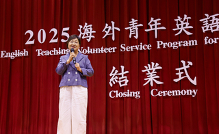 2025海外青年英語服務營 徐佳青盼打開學子視野