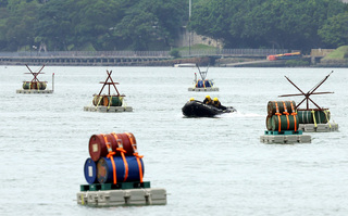 淡水河口首度爆破阻絕  專家：防衛中樞評估戰時炸藥量