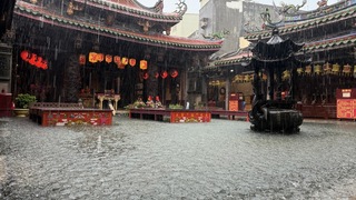 鹿港天后宮怨下雨就淹不能再忍　縣府爭取經費改善