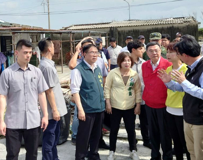 卓榮泰台南勘災提復原慰助金  5萬至10萬元助修屋 | 華視新聞