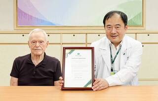 半世紀台灣情　美籍男捐5百萬支持患者聽見世界