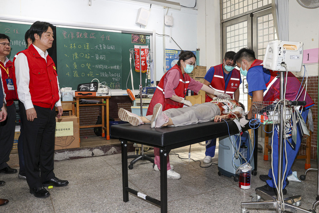 視導北市演習  賴總統：團結是反併吞共同信念 | 華視新聞