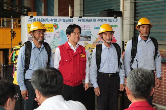 台南災後全數復電  賴總統慰勞感謝台電員工 | 華視新聞