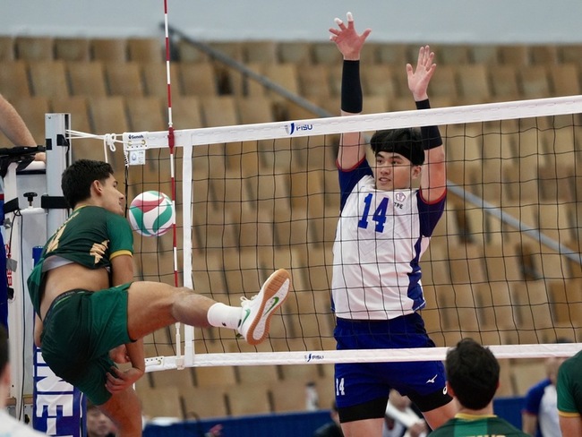 世大運台灣男排分組賽勝葡萄牙開胡　挺進8強 | 華視新聞