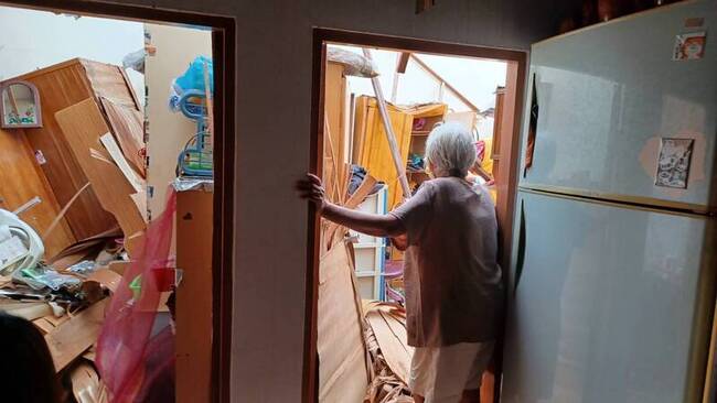 颱風丹娜絲重創台南沿海　民團發救助金助重建家園 | 華視新聞