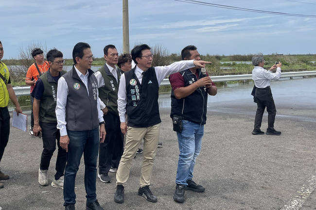 丹娜絲重創台南七股沿海　立委爭取沙洲及排水整治 | 華視新聞