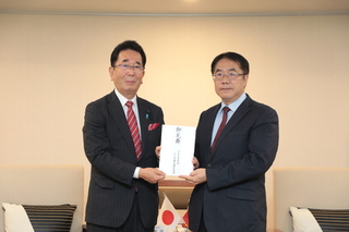 日本山口縣議會議員連盟捐款　協助台南災後重建