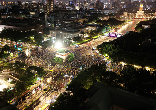 罷團集結凱道催票　曹興誠：罷免是愛台與賣台對決