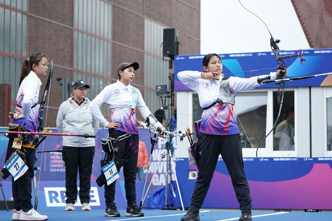 世大運女子射箭反曲弓團體　台灣不敵日本鍍銀 | 華視新聞