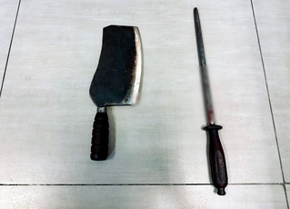 板橋肉販持刀砍債主7刀　遭警逮捕、傷者送醫無危險