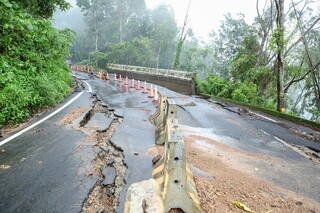 嘉義山區多處道路中斷　阿里山林鐵本線7/31續停駛
