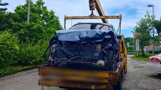 休旅車國道撞緩撞車致事故　疑輔助駕駛功能釀禍