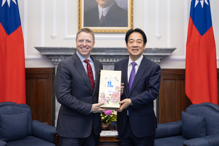 接見美國智庫　賴總統盼深化台美戰略經貿夥伴關係