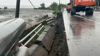 南迴公路大溪段北上車道坍塌　實施交通管制