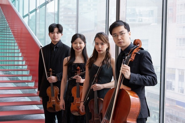 茱莉亞音樂學院的台灣魂　西城四重奏入選誠品新聲 | 華視新聞