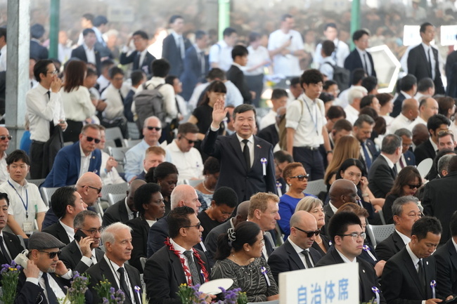 李逸洋首度出席長崎和平祈念儀式 中國缺席引揣測 | 華視新聞