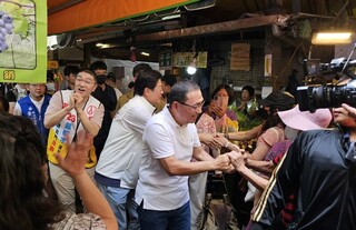 兩市長陪羅明才掃街反罷  綠營訴求台灣價值優先