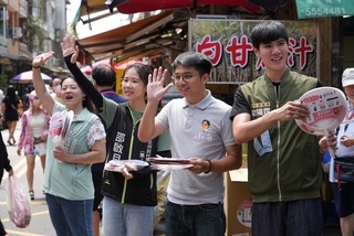 立委林思銘罷免案拚場　藍白綠市場拜票爭取認同