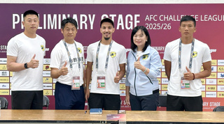 亞足聯挑戰聯賽外圍資格賽　台鋼男足風雨中備戰