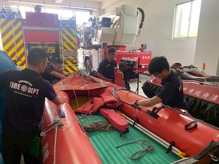 颱風楊柳陸警發布　中市府升級一級應變中心