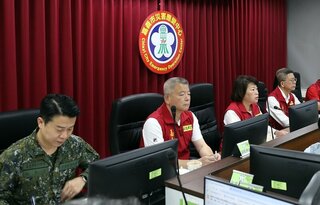 嘉市災變中心一級開設　黃敏惠提前返國坐鎮指揮