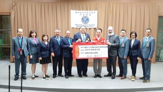 嘉縣災後復建  國際同濟會捐款50萬元助重建