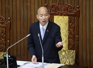 打詐專報劉書彬質詢談能源　韓國瑜提醒名不符實