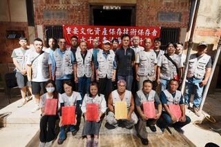 金門文資保存技術保存者傳習　培育新血投入修復