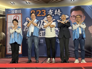 藍營「5子登科」合體反罷免  綠委陪罷免志工掃街