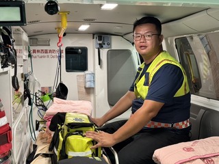 板模工投入彰化義消行列　張博皓獲選救護志工菁英