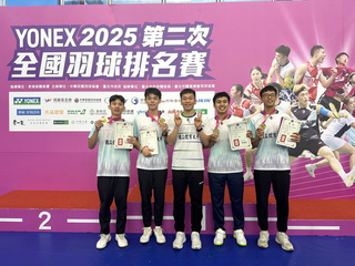 李洋能打也能教　全大運、排名賽國體大成績亮眼