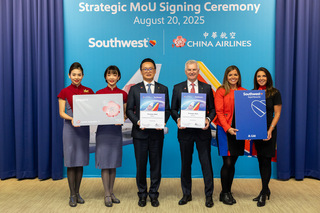 華航攜手西南航空聯票開賣　雙方擴大合作